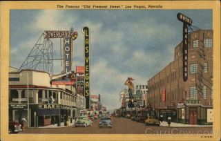 1956 Las Vegas,  Nv Old Fremont Street Clark County Nevada Desert Supply Co.
