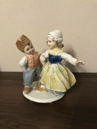 Karl Ens Porcelain Boy And Girl Figurine