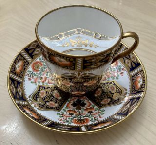 Antique Late 19th Century John Beech Imari Porcelain Tea Cup & Saucer