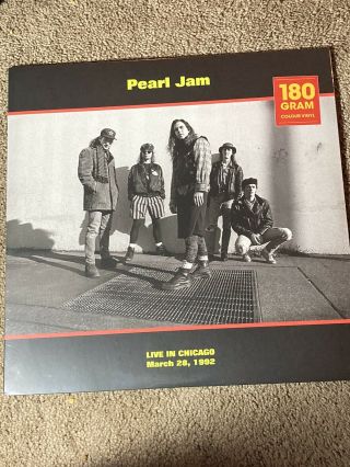 Pearl Jam Live In Chicago March 28 1992 Vinyl Lp 180 Gram 90s Grunge