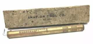 Vintage Snap - On Tool Very Rare Mt - 103 Distributor Point Spring Tension Tool