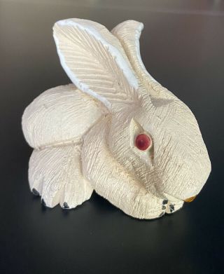 Rinconada Uruguay Bunny Rabbit Figure Figurine Animal Hand Made 3”