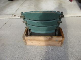 VINTAGE WOODEN MILWAUKEE COUNTY STADIUM SEAT - BREWERS BRAVES PACKERS 6