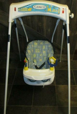 Graco Baby Swing Wind Up Easy - Entry,  Vintage,  Well Dual Speed Quiet