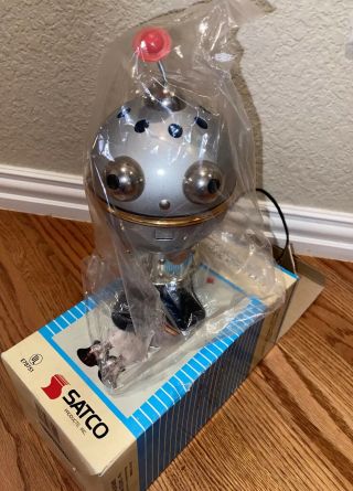 Rare Vintage Satco Robot Lamp 1960’s 1970’s Alien Monster,