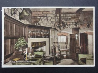 Gloucestershire: St.  Briavels Castle Kitchen,  Royal Forest Of Dean,  Old Postcard