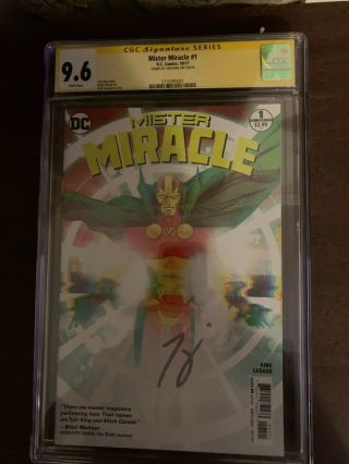 Mister Miracle 1 Cgc 9.  6 Ss Tom King (cover B Variant) Cover