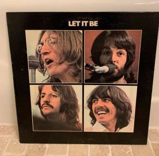 The Beatles Let It Be Apple Ar34001 (red Apple Edition)