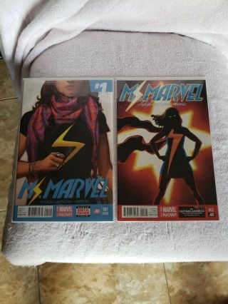 Ms Marvel,  Comic Book,  1,  2,  Marvel,  Protective Case.