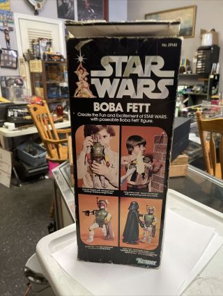 100 Vintage Star Wars Kenner Boba Fett Box Only 1979 Large