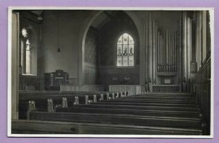 [0272] Bristol R/p Postcard Old Congregational Church Brislington " Interior "