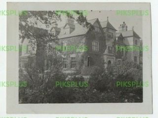 Old Postcard Hampsfield House Grange Over Sands Cumbria Real Photo Vintage 1909