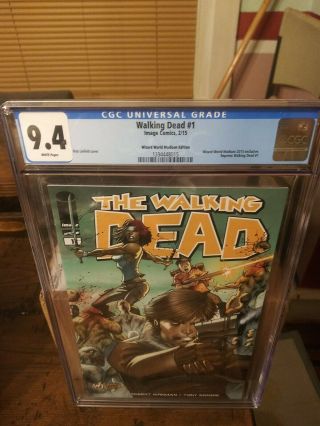 The Walking Dead 1 Cgc 9.  4 Wizard World Madison 2015 Exclusive