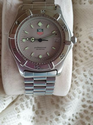 Authentic Men/s Tag Heuer 2000 Watch.  Ref : 962.  206.  Dial.  All.