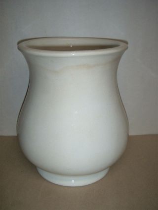Late 1800s John Moses / J.  M.  & Co.  White Ironstone Waste Jar /jardiniere / Vase