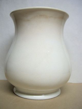 Late 1800s John Moses / J.  M.  & Co.  White Ironstone Waste Jar /Jardiniere / Vase 2