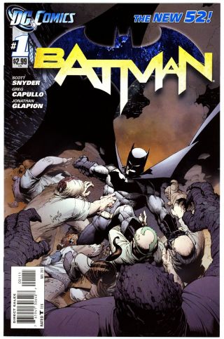 Batman (2011) 1 Nm 9.  4 Scott Snyder Story Court Of Owls Begins 1st Harper Row