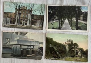4 Vintage Postcards Auburn State Prison York Ny