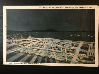 Vintage Postcard 1915 Panama Pacific Exposition San Francisco California