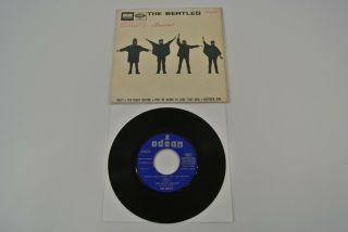 Beatles Help The Night Before Another Girl 7 " 45 Rpm Vinyl Record Spain Vg