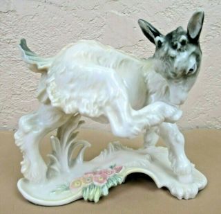 Vintage Karl Ens Porzellan Volkstedt Hand Painted Porcelain Kid Goat