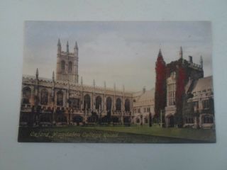Old Postcard Oxford,  Magdalen College Quad No 26828 - Postally