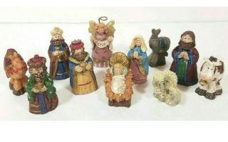 Polystone Miniature Nativity Set 11 Piece Set By Giftco Inc.  1394