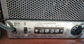 Vintage Dynaco Tube Mono KT88 Power Amplifier Mark III.  Repair or Parts.  Read 2