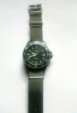 Rare Vintage Blandford S.  A.  Marine 20 Atmos Automatic Divers Mens Watch