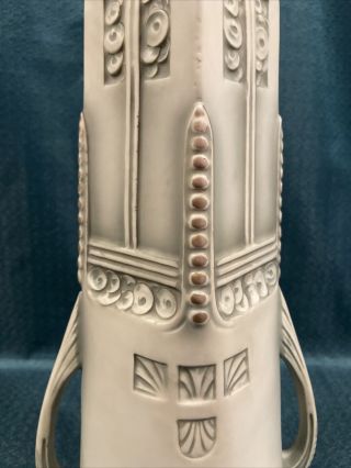 Royal Wettina Art Nouveau Bisque Vase,  H13 