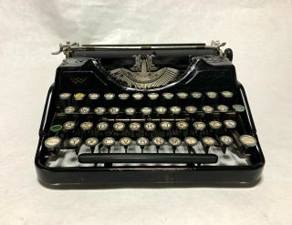 Vintage Continental 340 Typewriter,  1936,  Wanderer Werke,  with Case 3