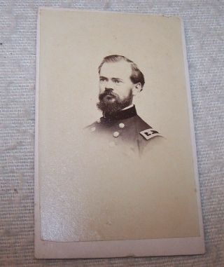 Fine Civil War Cdv Photo - Major General James B.  Mcpherson