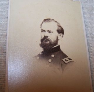 Fine Civil War CDV Photo - Major General James B.  McPherson 2
