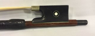 Antique German Violin Bow Eight Sided Shaft Maker?