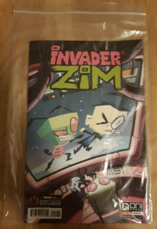 Oni Press Invader Zim Comic Book Issue 1 Gamestop Exclusive Cover