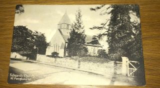 Berkshire: Tidmarsh Church - Very Old Postcard Near Pangbourne,  Berkshire