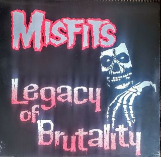 Misfits - Legacy Of Brutality - Vinyl Album ,  " Plan 9