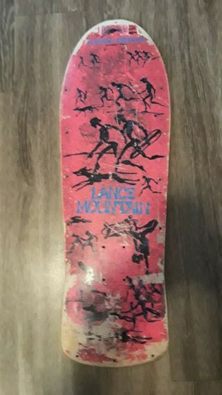 Vintage Powell Peralta Lance Mountain Skateboard Deck