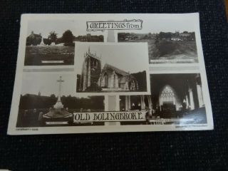 Greetings From Old Bolingbroke Postcard Spilsby Lincolnshire - 33390