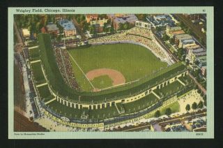 Cubs - Chicago Wrigley Field 5½x3½ Vintage Postcard: Nm 108 - 3