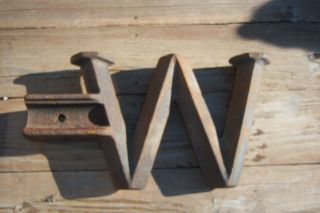 Vintage - Windmill Weight - " W " (wisconsin)