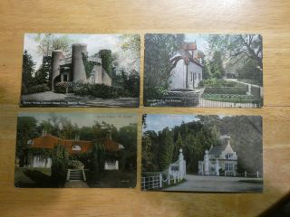 Old Warden Postcards,  Swiss Cottage,  The Well,  Summer House,  Thelodge.  Bedford