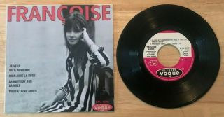 Rare French Ep Francoise Hardy Nous Etions Amies