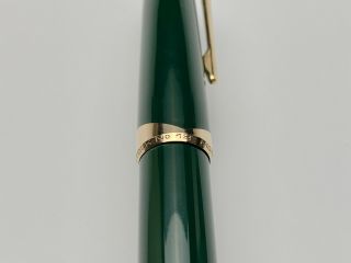 Vintage Montblanc Meisterstuck No.  12 Fountain Pen in Dark Green Color 5