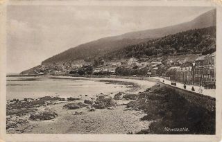 Rare Vintage Lovely Old Postcard - " Newcastle " - Co.  Down,  Northern Ireland.