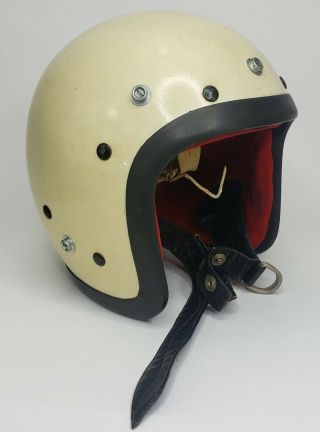 Vintage Agv Valenza Italian Motorcycle Helmet
