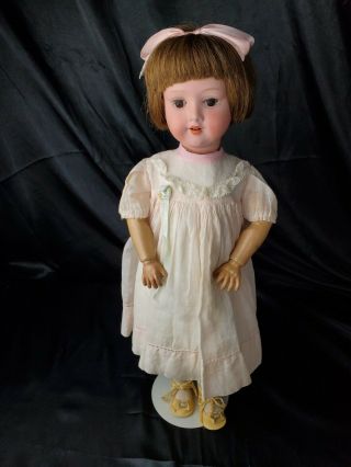 24 " Antique Bisque Doll Armand Marseille 390 A - 8 - M Germany,  Complete
