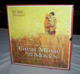 Readers Digest/rca Great Music From The Movies 4 Record Lp Box Set (1969?)