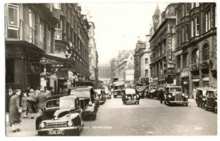 Birmingham Street West Midlands Classic Cars Shops Old Photo Postcard 1962