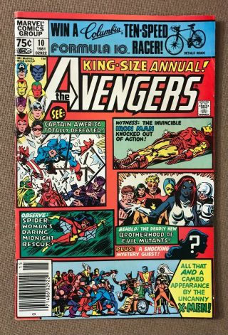 Avengers King - Size Annual 10 (1981) - 1st Appearance Of Rogue